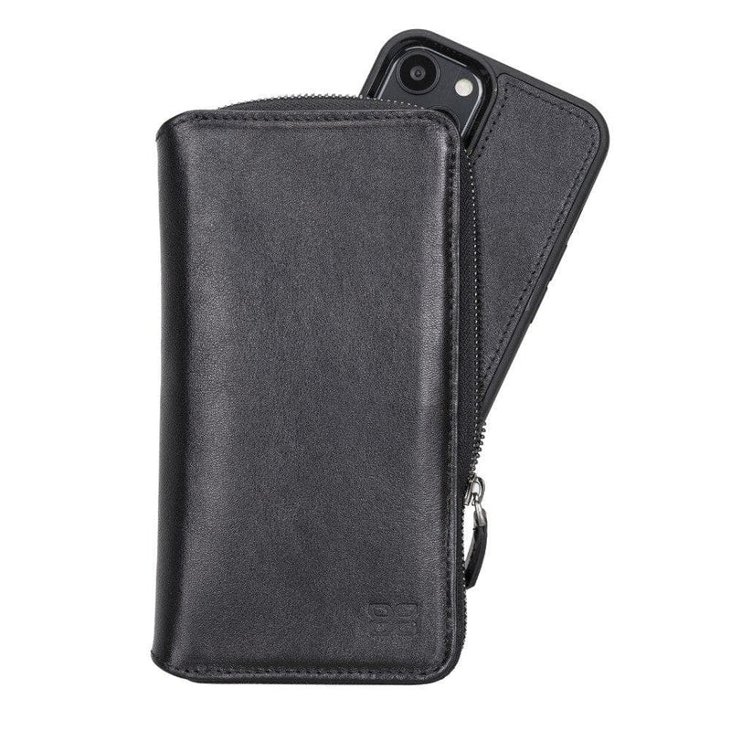Detachable Leather Zipper Wallet Cases for Apple iPhone 13 Series - Puck's