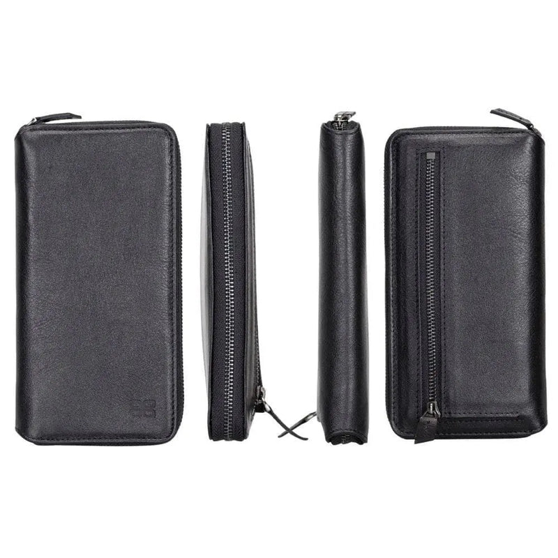 Detachable Leather Zipper Wallet Cases for Apple iPhone 13 Series - Puck's