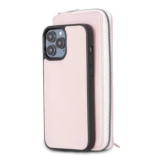 Detachable Leather Zipper Wallet Cases for Apple iPhone 13 Series - Puck's
