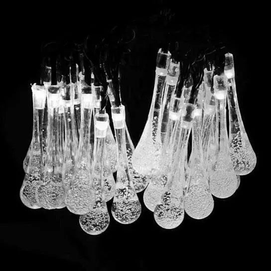 Dew Droplets 20 LED Solar Lights Falling Like Dew - Puck's