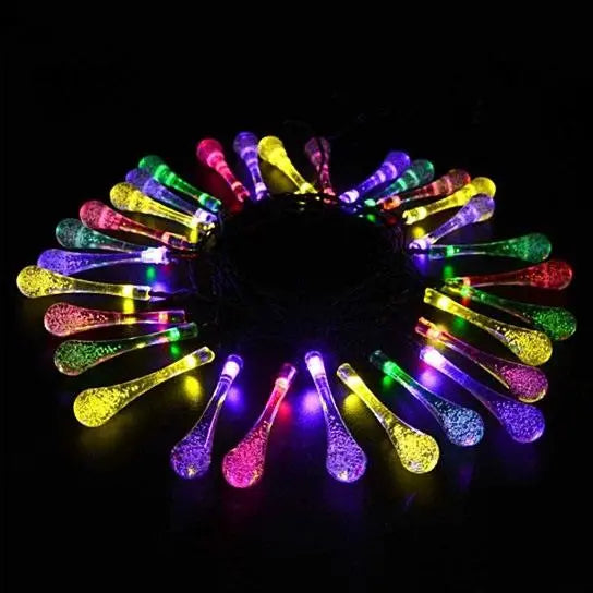 Dew Droplets 20 LED Solar Lights Falling Like Dew - Puck's
