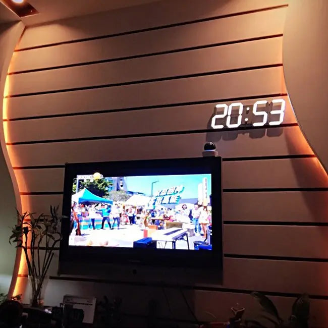 Digital LED Wall Clock - Puck's