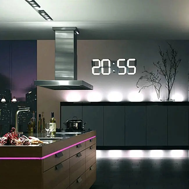Digital LED Wall Clock - Puck's