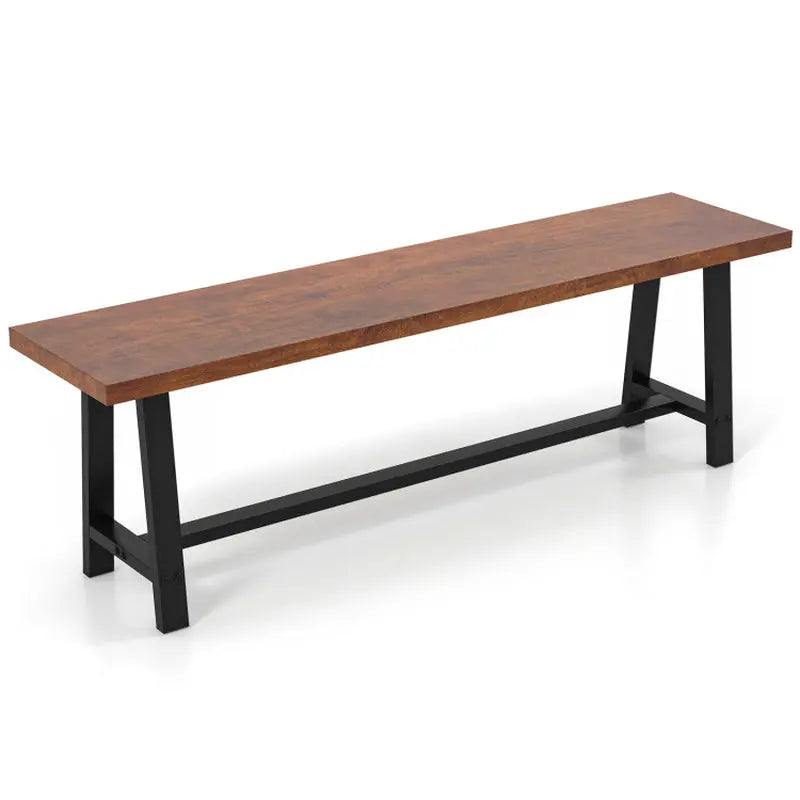 Dining Bench 2/3 Person Entryway Shoe Bench with Metal Frame - Puck's
