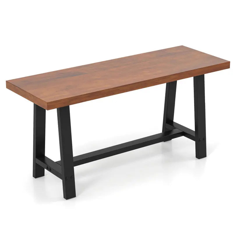 Dining Bench 2/3 Person Entryway Shoe Bench with Metal Frame - Puck's