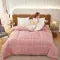 Double Quilted Plush Quilt Thickened For Warmth - Puck's