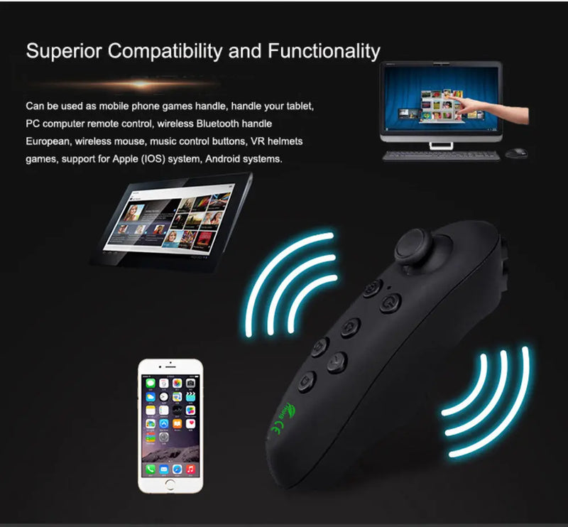 Dragon Flash VR Gaming Headset With Controller - Puck's