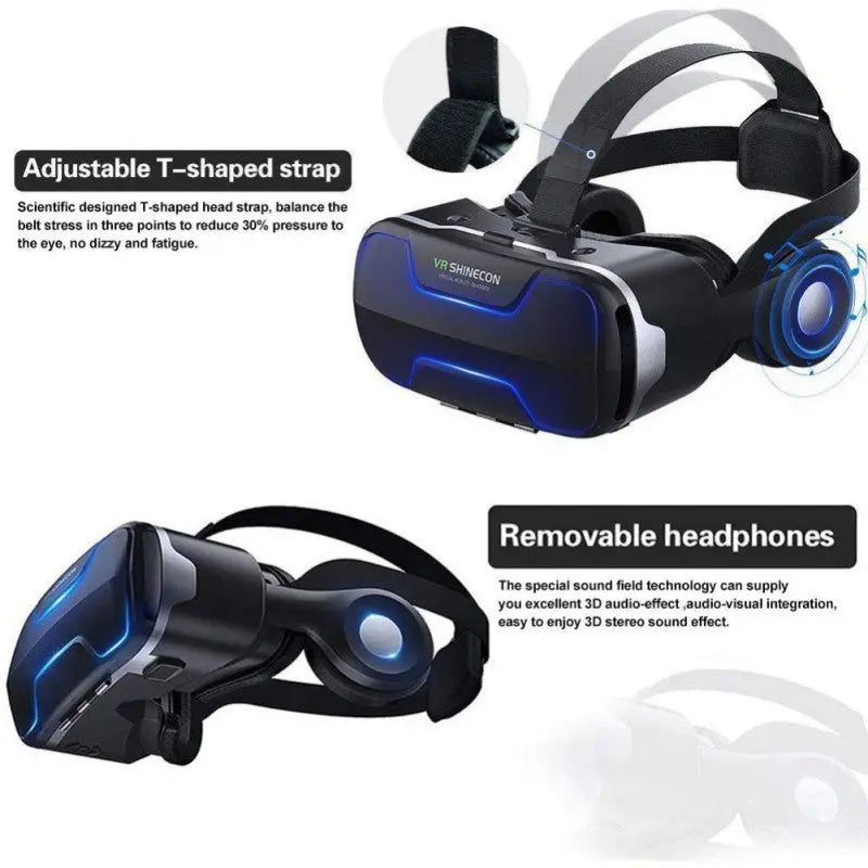 Dragon Flash VR Gaming Headset With Controller - Puck's