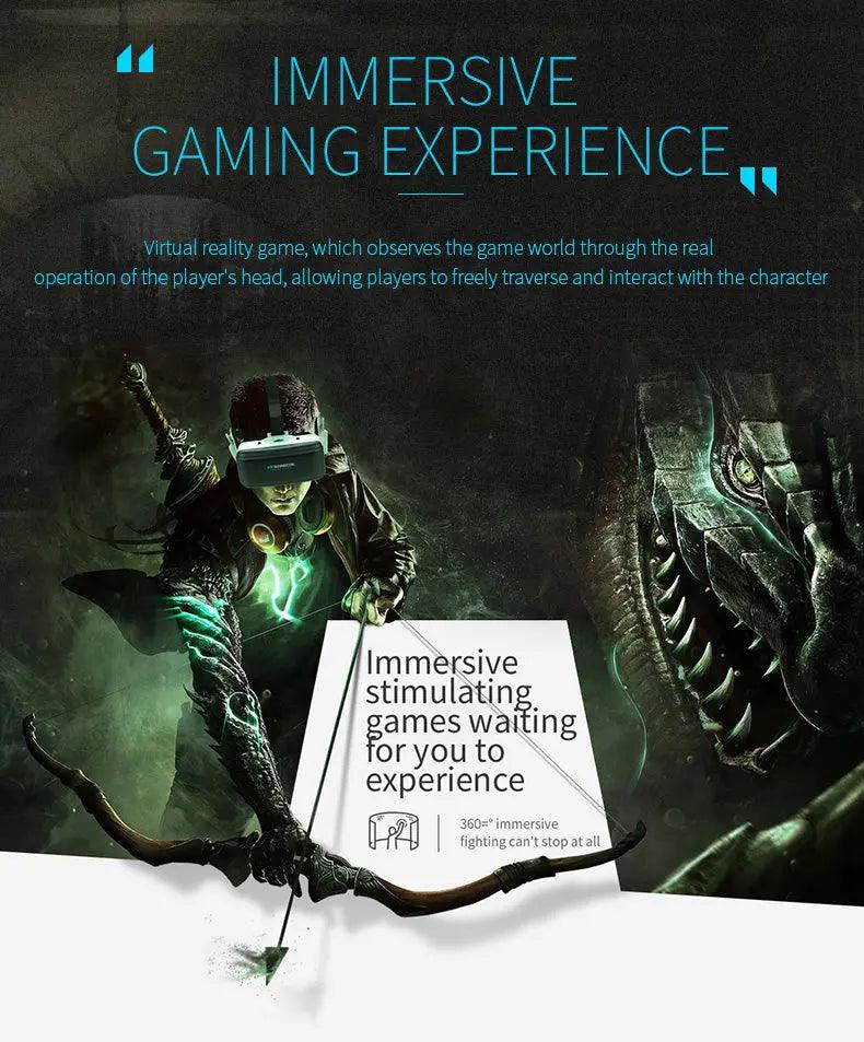 Dragon Magic G6 VR Gaming Stereo 3D Headset - Puck's