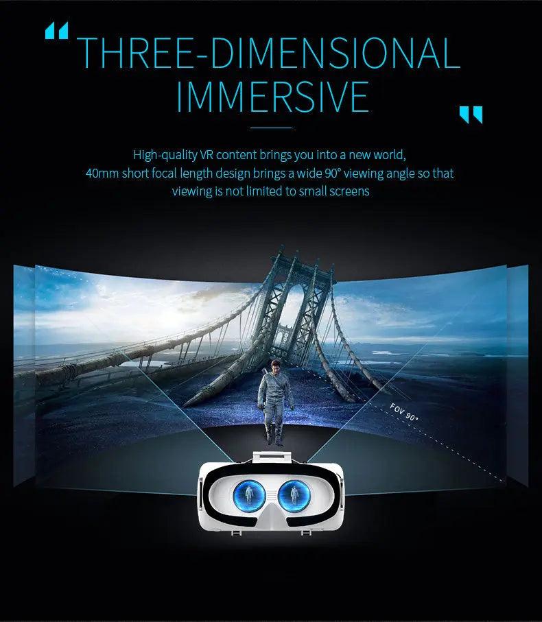 Dragon Magic G6 VR Gaming Stereo 3D Headset - Puck's