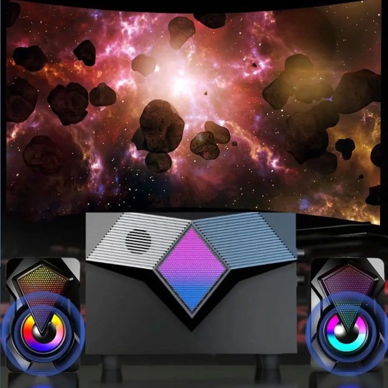Dragon RGB Computer Gaming Speakers - Puck's