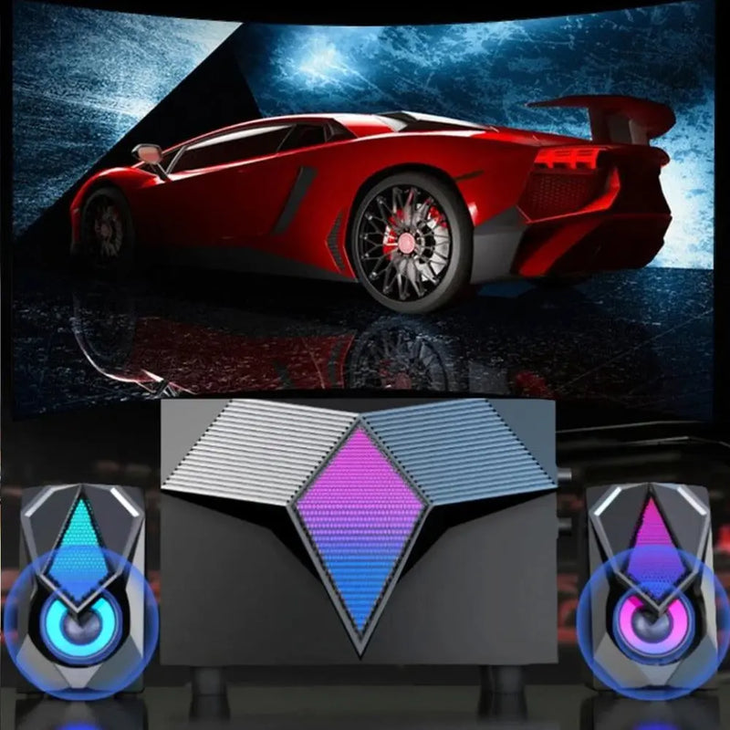 Dragon RGB Computer Gaming Speakers - Puck's