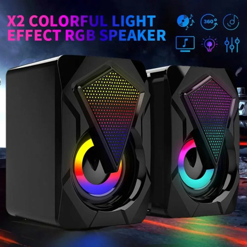 Dragon RGB Computer Gaming Speakers - Puck's