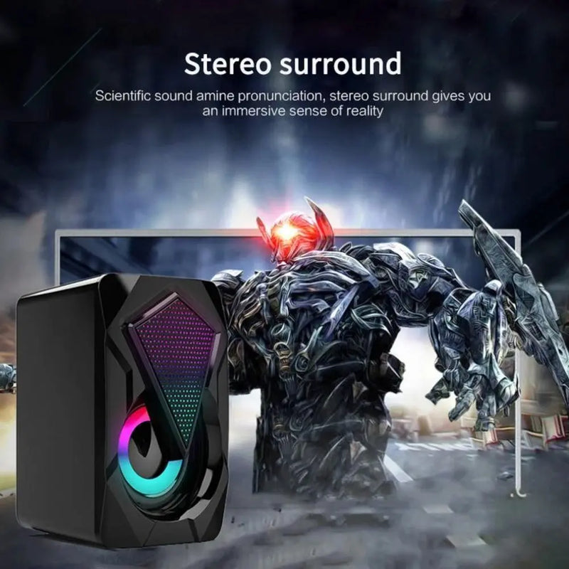 Dragon RGB Computer Gaming Speakers - Puck's