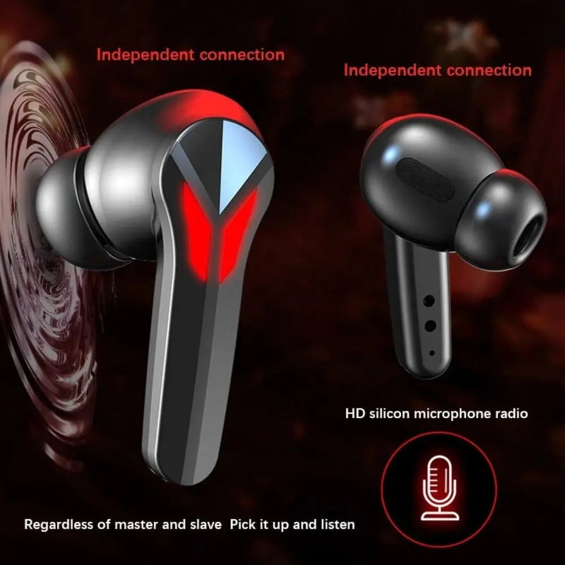 Dragon Red Flame Bluetooth Earbuds - Puck's