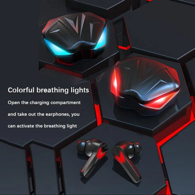 Dragon Red Flame Bluetooth Earbuds - Puck's