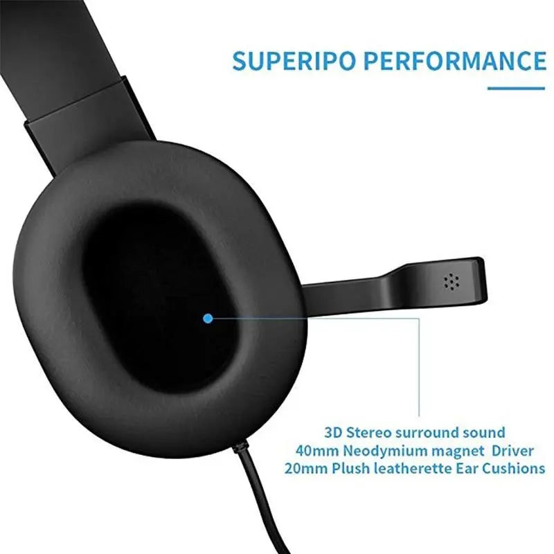 Dragon Space G3600 Wired Stereo Gaming Headset - Puck's