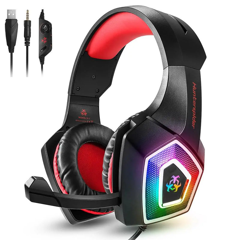 Dragon Stereo LED Gaming Headset with Microphone - Puck's