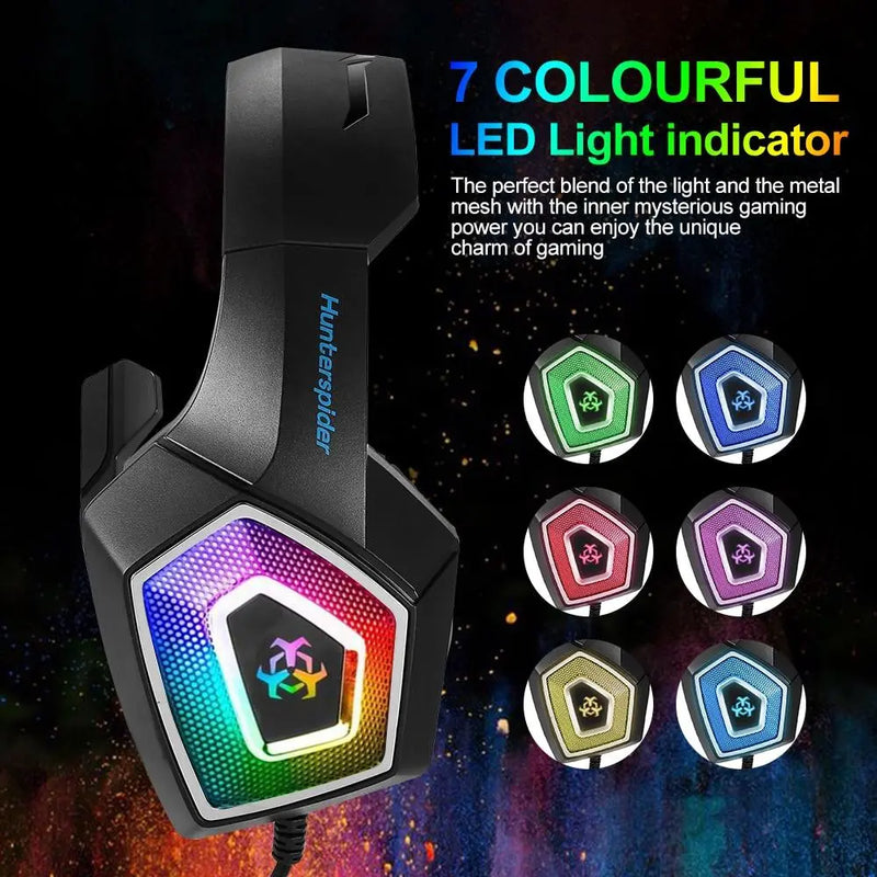Dragon Stereo LED Gaming Headset with Microphone - Puck's
