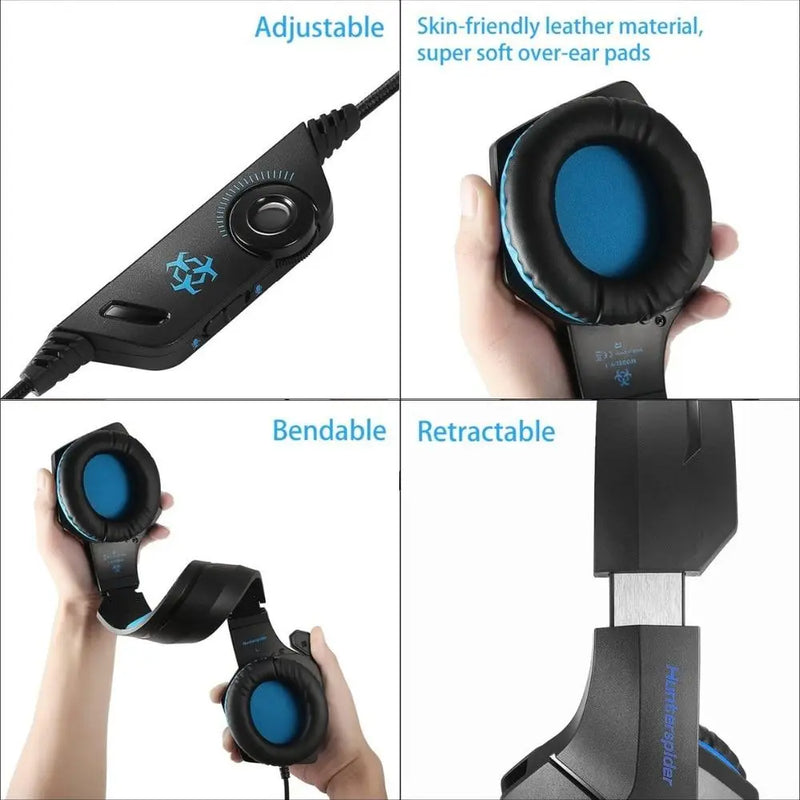Dragon Stereo LED Gaming Headset with Microphone - Puck's