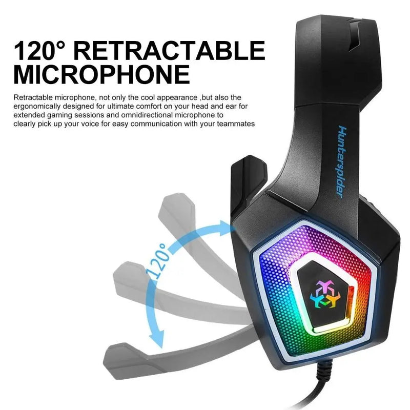 Dragon Stereo LED Gaming Headset with Microphone - Puck's