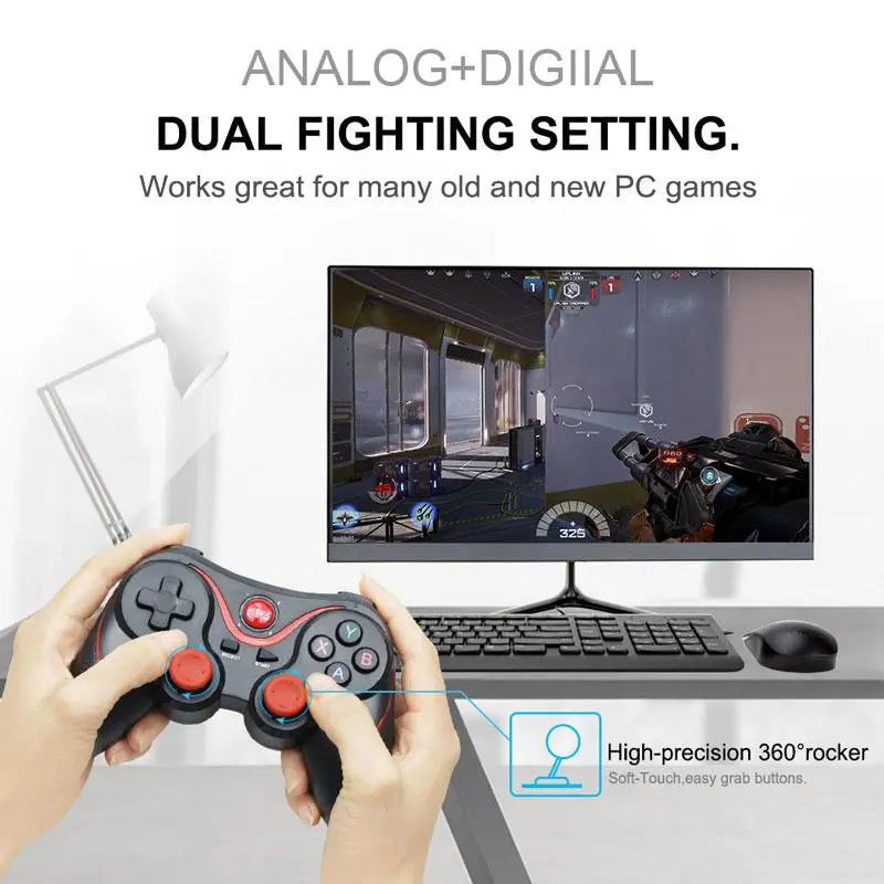 Dragon TX3 Wireless Bluetooth Mobile Gaming Controller for Android - Puck's