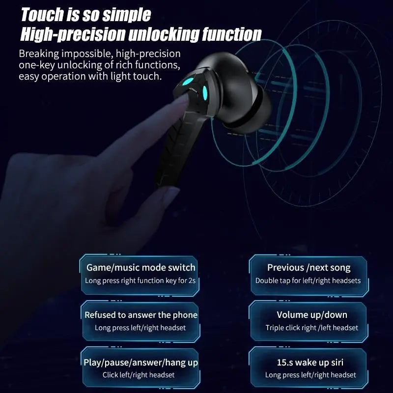 Dragon True Wireless Noise Cancellation Stereo Gaming Bluetooth - Puck's