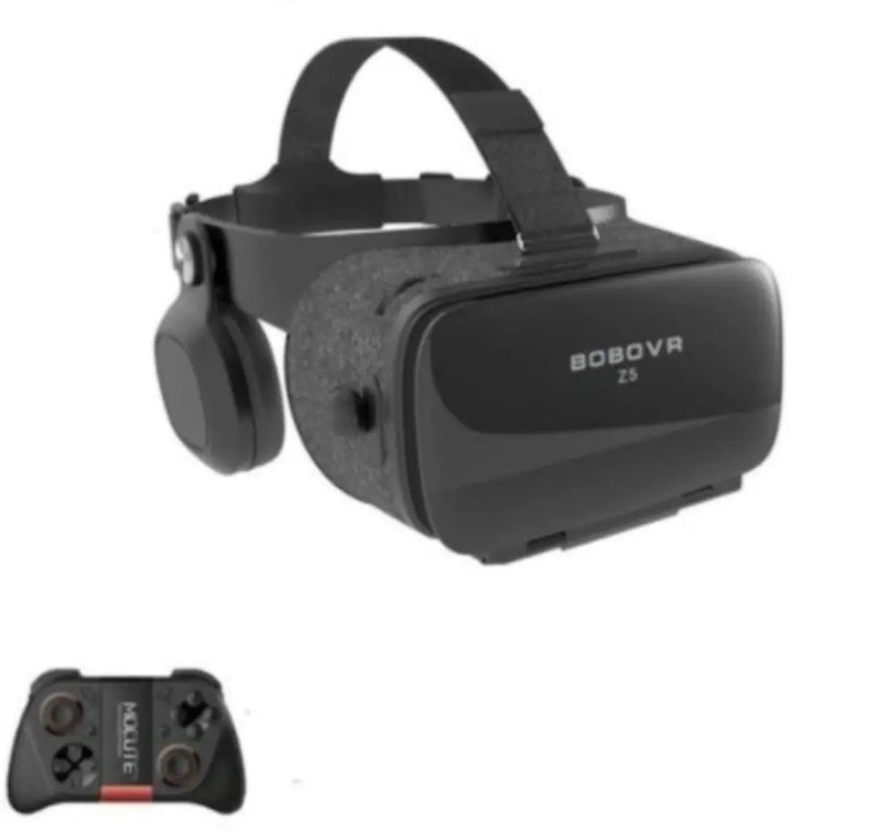 Dragon VR Gaming 3D Stereo Headset with Bluetooth Gaming Controller - Puck's