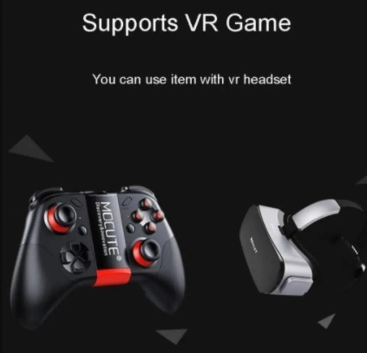 Dragon VR Gaming 3D Stereo Headset with Bluetooth Gaming Controller - Puck's