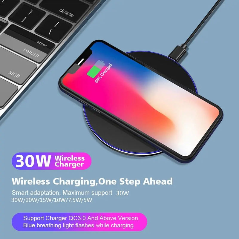 Dragon W9 30W Wireless Charging Pad - Puck's