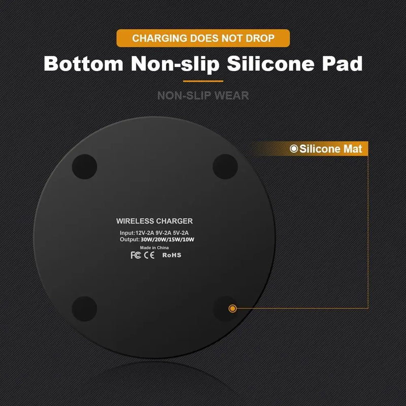 Dragon W9 30W Wireless Charging Pad - Puck's
