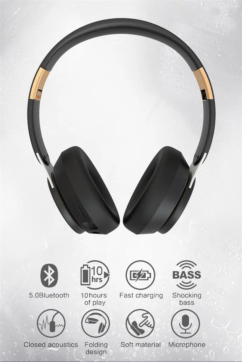 Dragon Wireless Bluetooth 5.0 Gaming Headset with TF card slot - Puck's