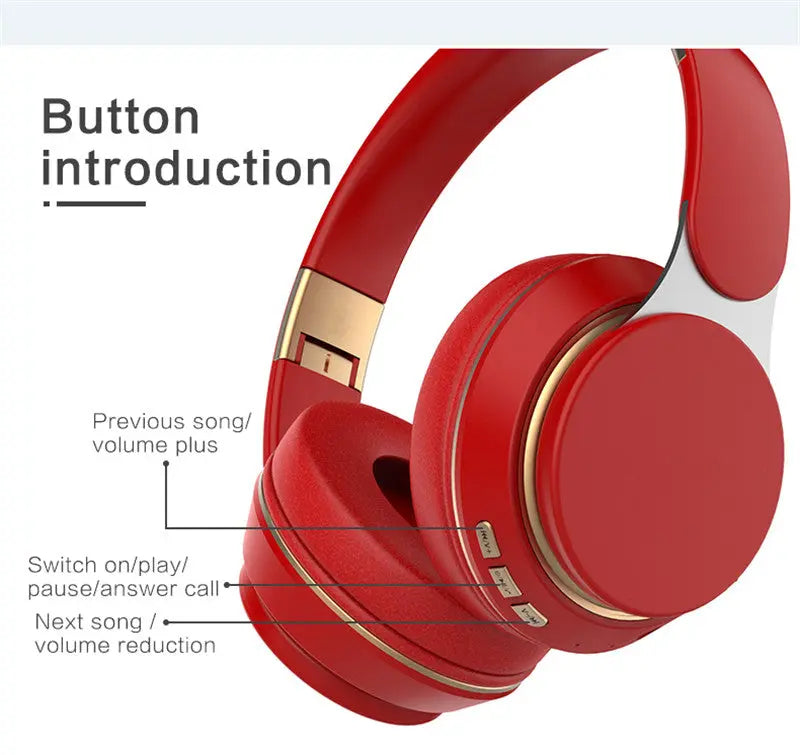 Dragon Wireless Bluetooth 5.0 Gaming Headset with TF card slot - Puck's