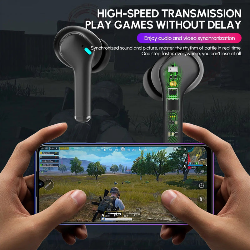 Dual Noise Cancelling True Wireless Earbuds Bluetooth Headphones - Puck's