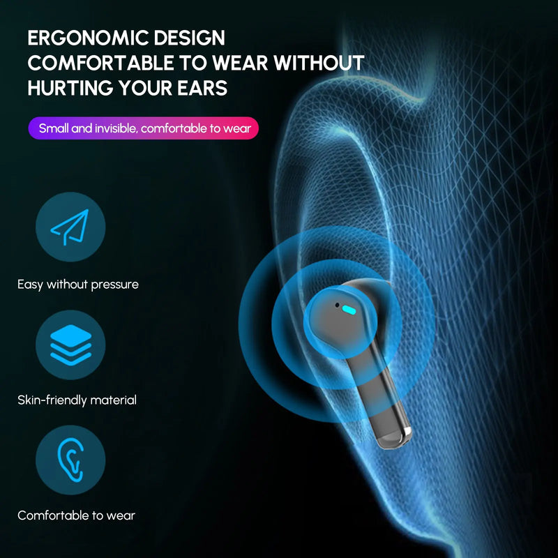 Dual Noise Cancelling True Wireless Earbuds Bluetooth Headphones - Puck's