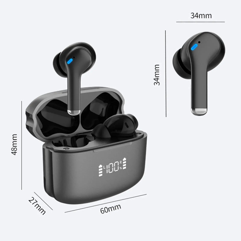 Dual Noise Cancelling True Wireless Earbuds Bluetooth Headphones - Puck's