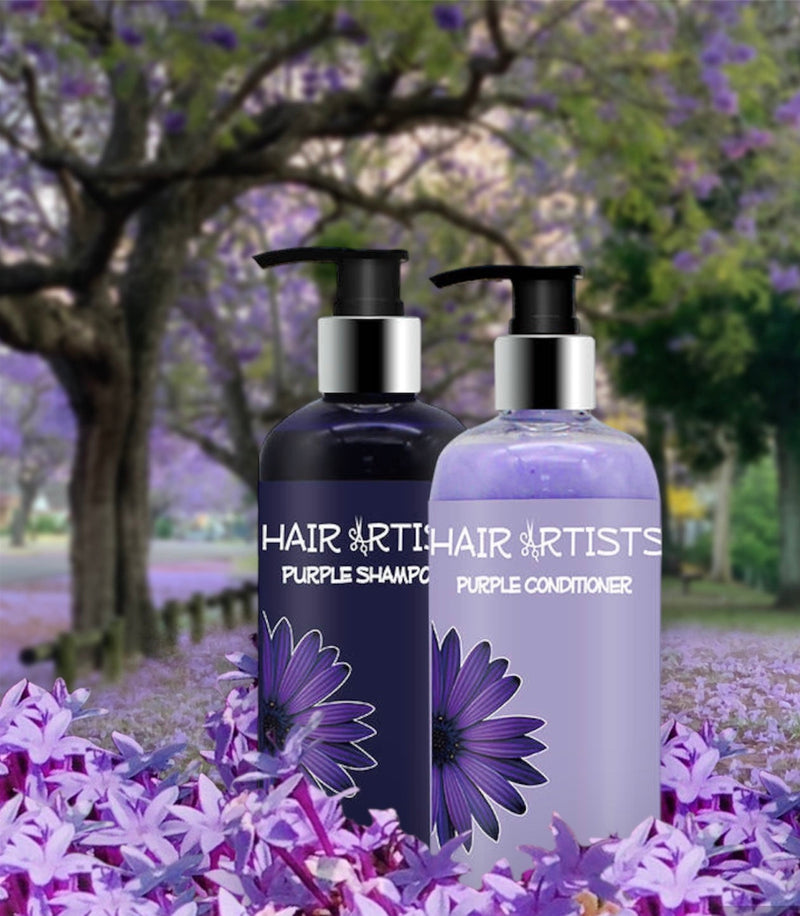 Hair Artists Purple Shampoo & Conditioner - Puck's
