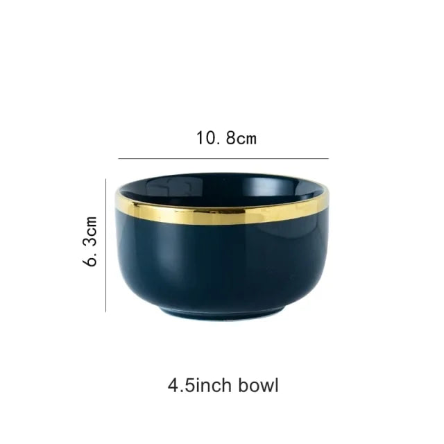 Blue Porcelain Dinner Plates - Puck's