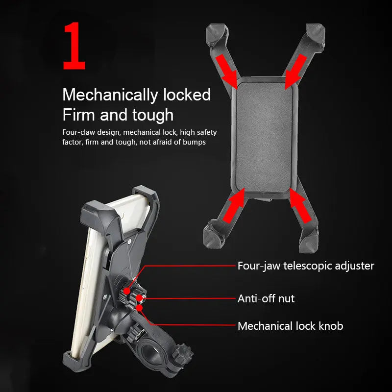 Electric Scooter Mobile Phone Bracket Universal - Puck's