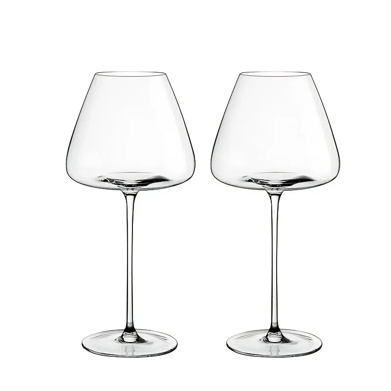 Elegant HandBlown LeadFree Red Wine Glass - Puck's