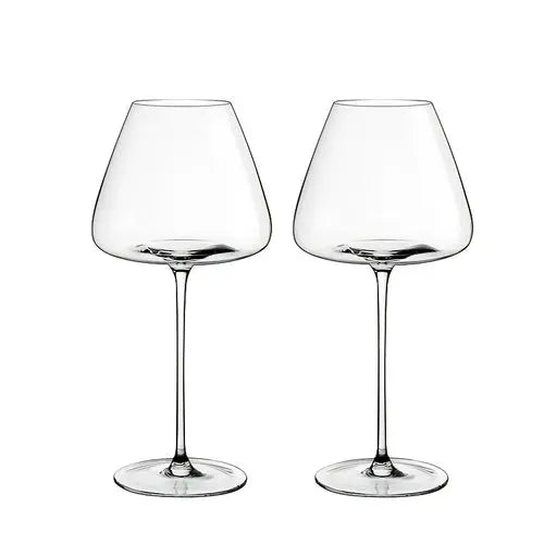 Elegant HandBlown LeadFree Red Wine Glass - Puck's