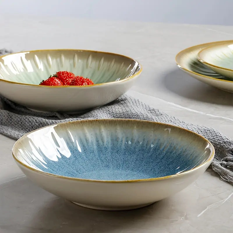 Elegant Nordic Ceramic Plates  Premium Vintage Dinnerware Set - Puck's