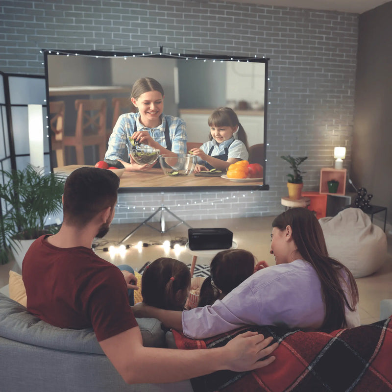 Emerson 150" Home Theater LCD Projector with 720p and Built-In Speaker - Puck's