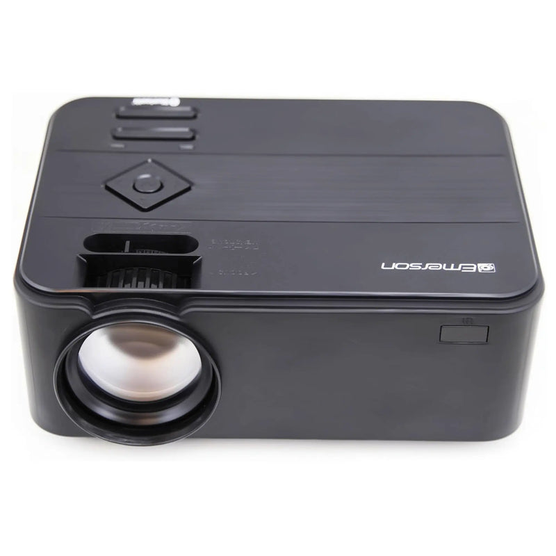 Emerson 150" Home Theater LCD Projector with 720p and Built-In Speaker - Puck's