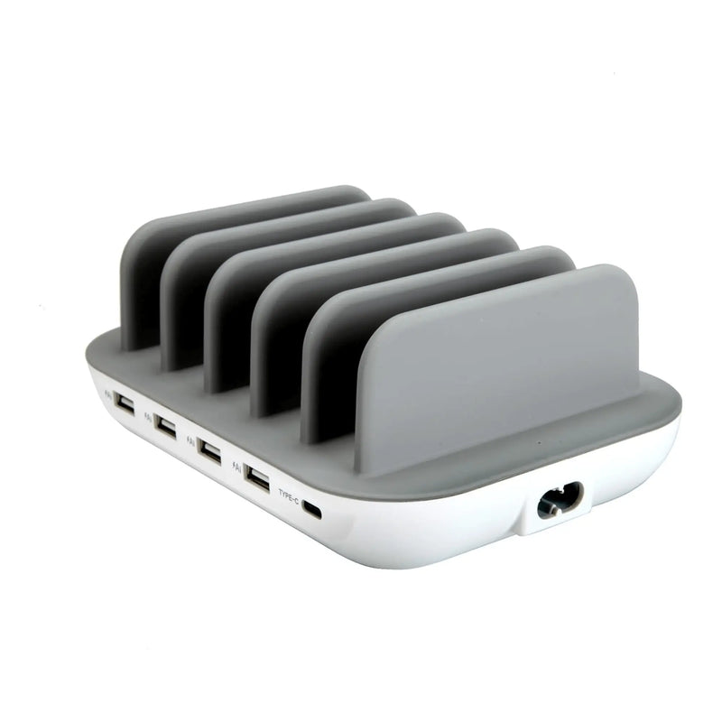 Emerson 5-Port USB Charging Station with LED Charging Indicator Light - Puck's