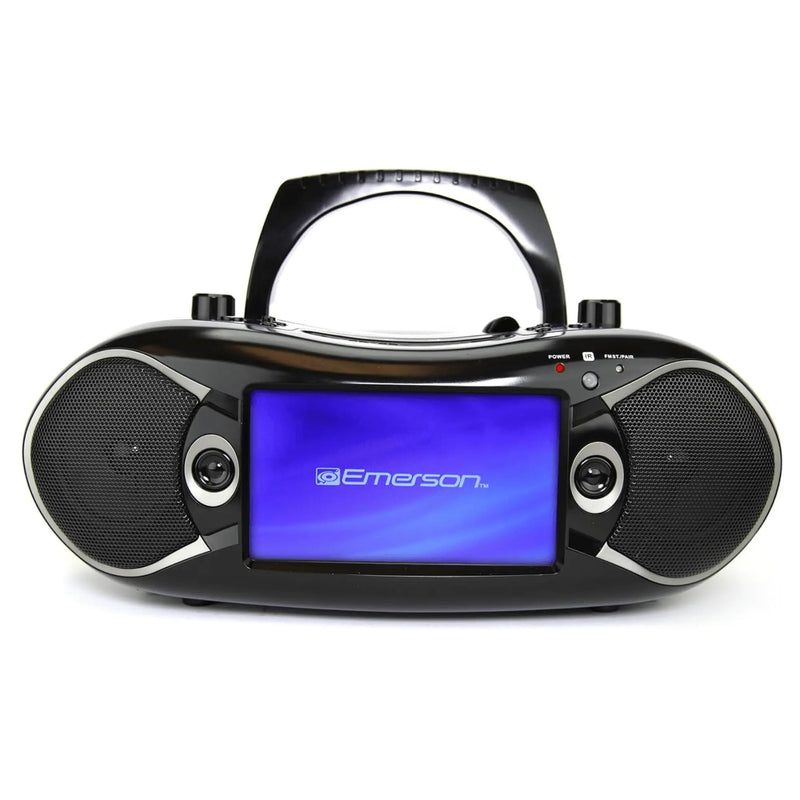 Emerson 7" Bluetooth DVD Boombox met AMFM Radio & Digitale TV - Puck's