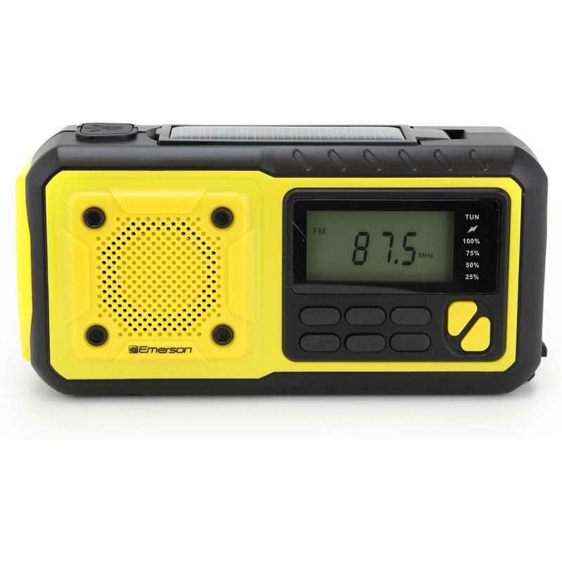 Emerson Emergency AM / FM Radio with Weather Band / Flashlight / Power - Puck's