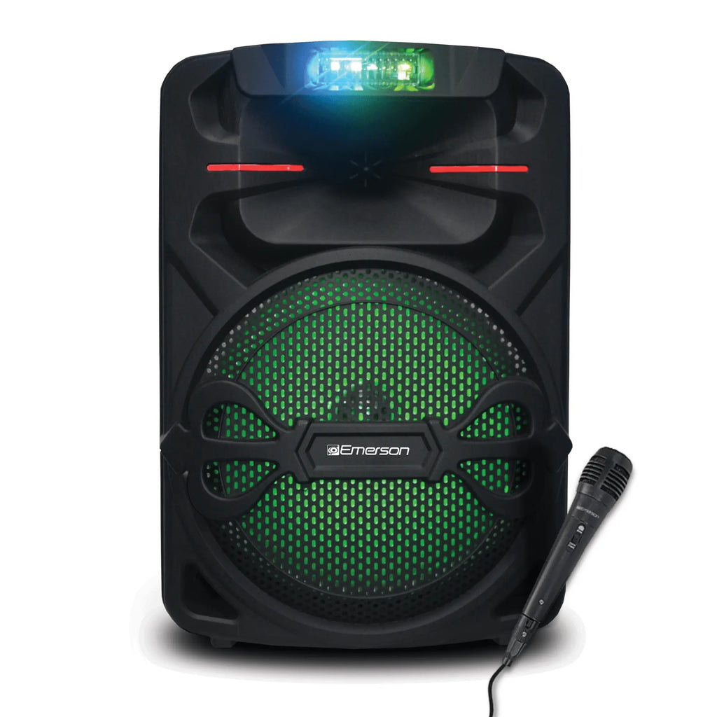 Emerson Portable 12" Bluetooth Party Speaker with Disco Lights - Puck's