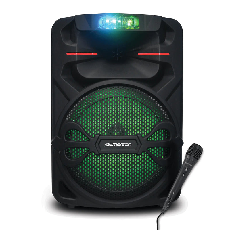 Emerson Portable 12" Bluetooth Party Speaker with Disco Lights - Puck's
