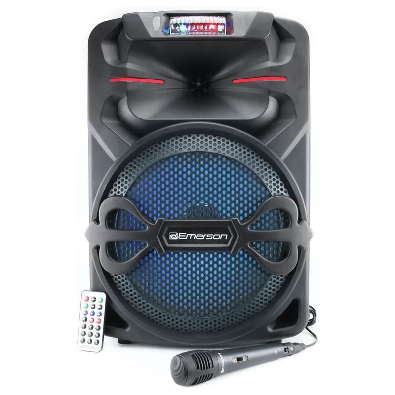 Emerson Portable 12" Bluetooth Party Speaker with Disco Lights - Puck's